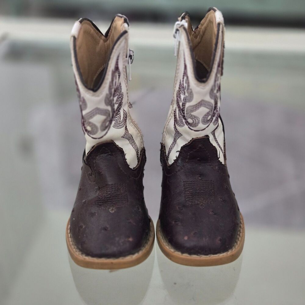 Roper Toddler size 6 western boots with a side zipper